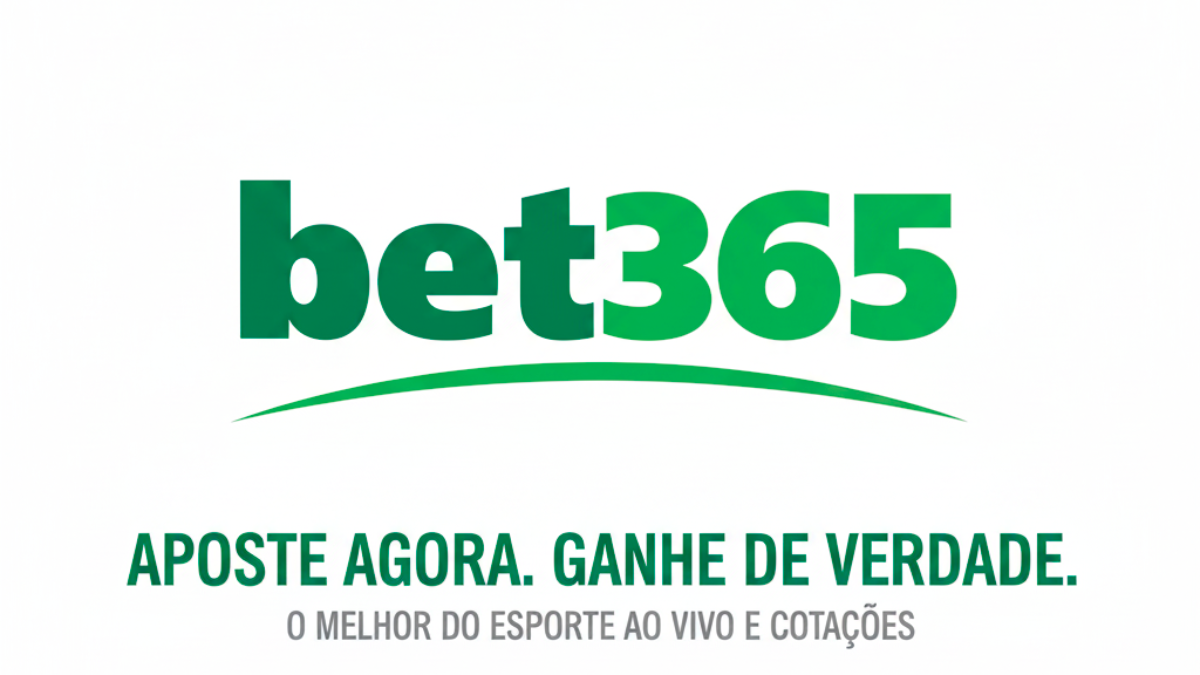 "Logo da Bet365 destacando sua posição como líder mundial em apostas esportivas, com destaque para recursos como streaming ao vivo, aplicativo intuitivo, odds competitivas e funcionalidades exclusivas como Criar Aposta e Cash Out."