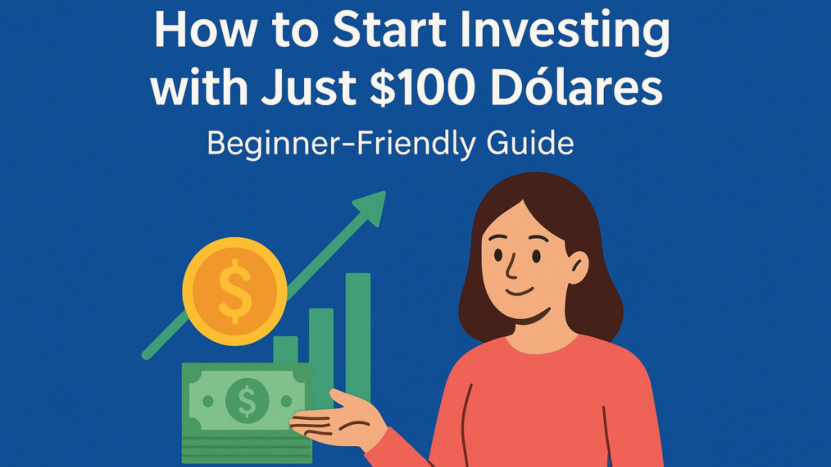 A beginner-friendly guide explaining how to start investing with just $100 in the USA, Canada, and Australia, highlighting the best platforms, ETFs, fractional shares, and simple strategies for new investors.