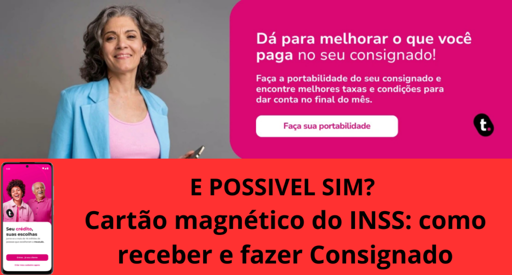"Cartão magnético consignado sendo utilizado para saque em caixa eletrônico, representando a modalidade de empréstimo com desconto direto no benefício."